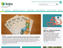 Tablet Screenshot of kepa.fi